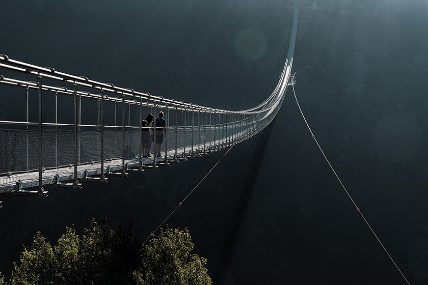 Puente tibetano de Andorra