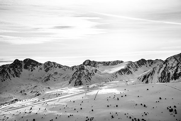 colours of ski slopes