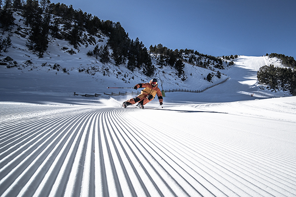 skiing in April in Andorra